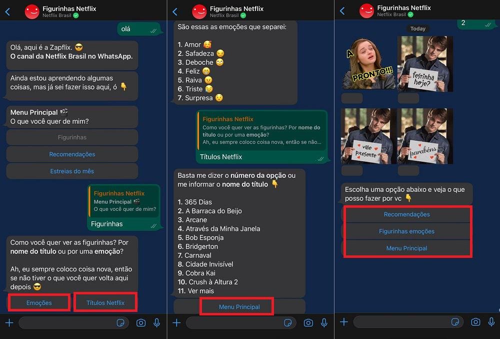 WhatsApp da Netflix: veja o número e como salvar figurinhas de séries