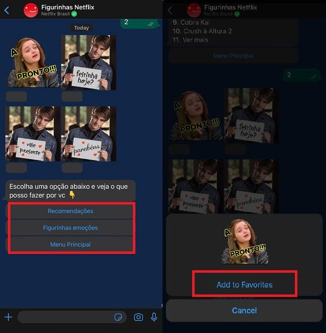 Netflix no WhatsApp: como conseguir figurinhas de filmes e séries