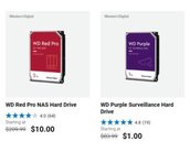 Bug no site da Western Digital põe HDs à venda por US$ 1