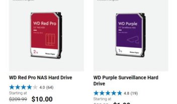 Bug no site da Western Digital põe HDs à venda por US$ 1