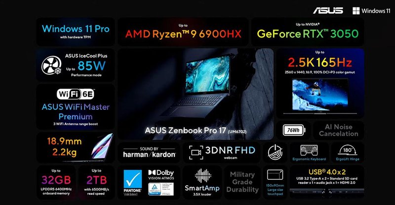 ASUS Zenbook Pro 17