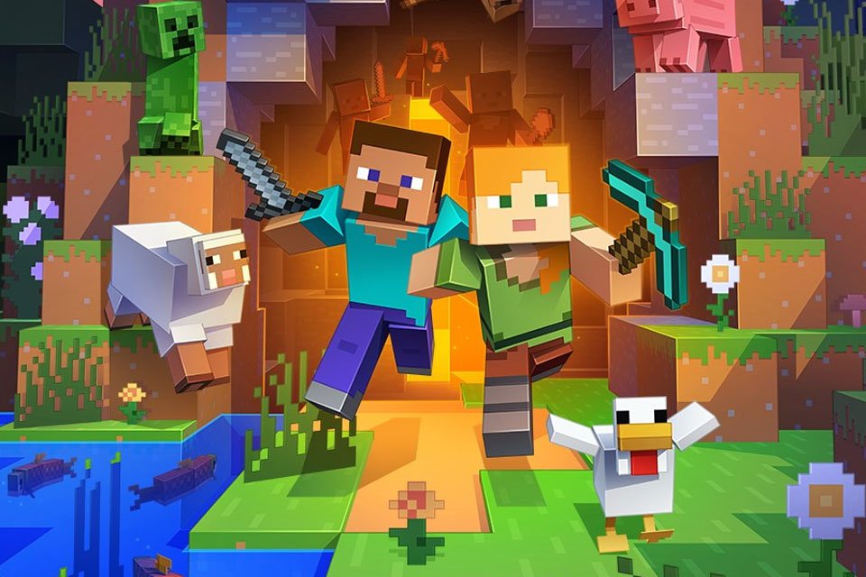 MINECRAFT DE GRAÇA NA PLAYSTORE! 