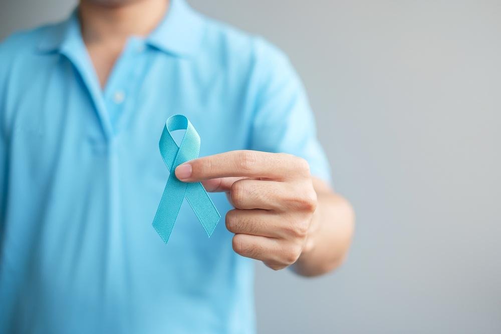 O laço azul é um símbolo para a conscientização sobre o câncer de próstata