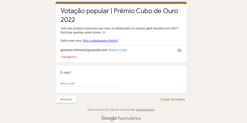 Premio Cubo de Ouro