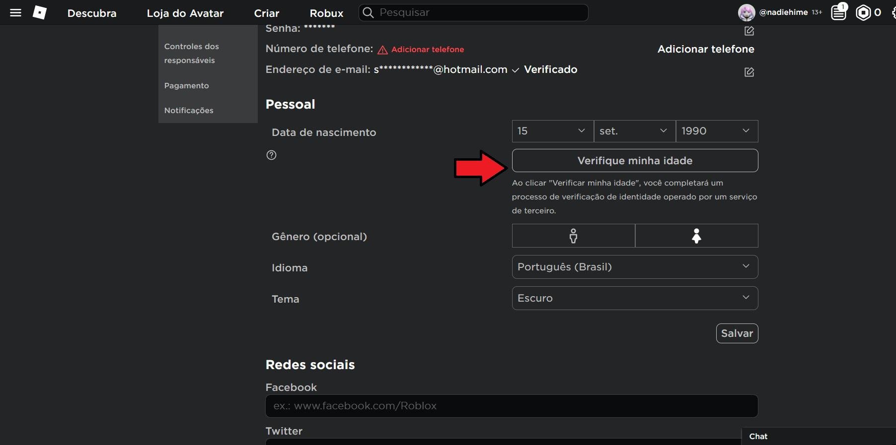Roblox vai exigir comprovação de idade com foto para usar chat de