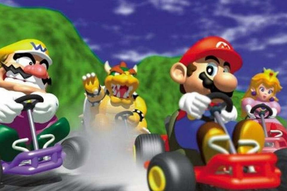 Jogue Mario Kart 64: Ampliado v2.80, um jogo de Mario kart