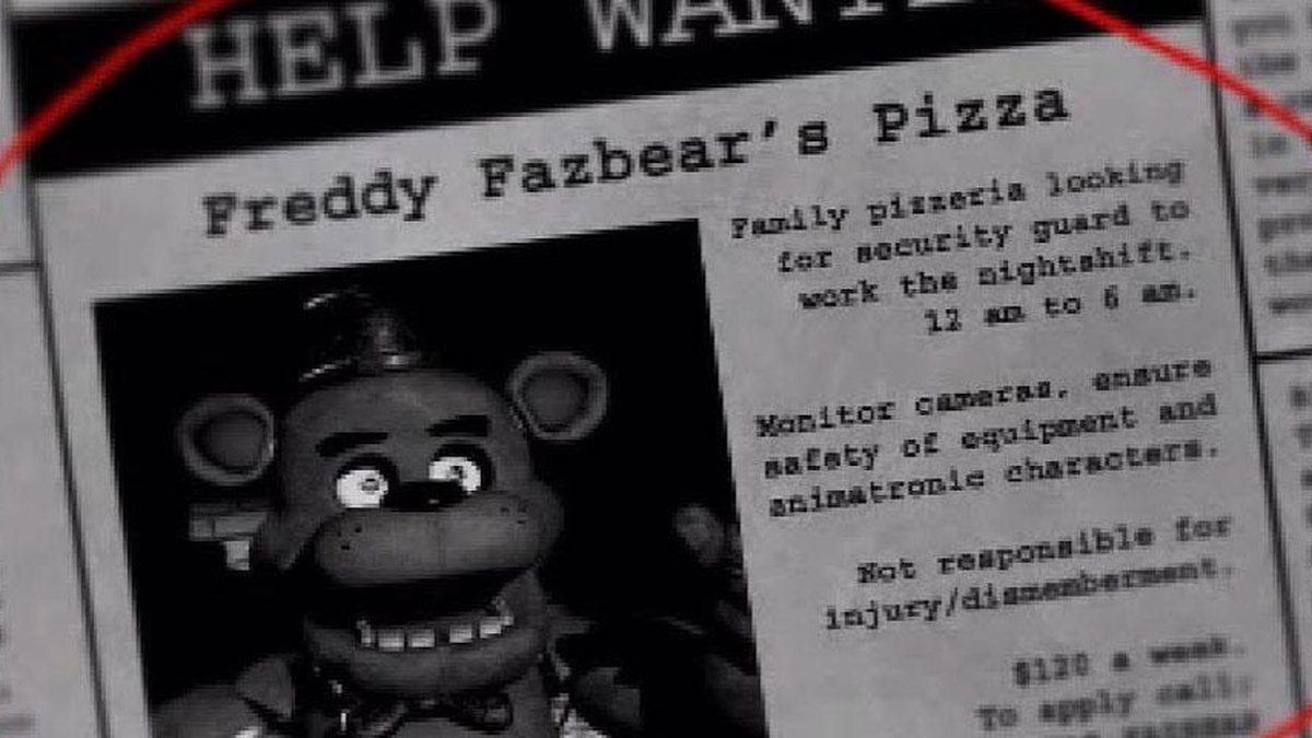 A pizzaria do Five Nights at Freddy's existe mesmo?