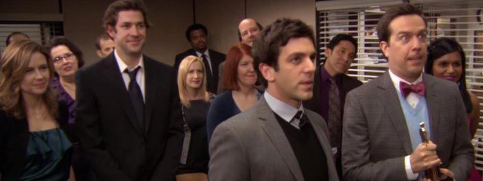 Imagem de: The Office: elenco surpreendeu Steve Carrell em sua despedida da série