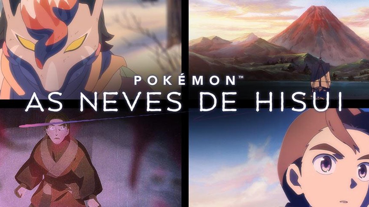 Animações Pokémon Jornadas Supremas e Neves de Hisui 2022