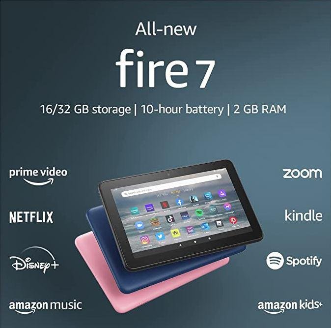 O Fire 7 permite o uso de diversas categorias de serviços de streaming