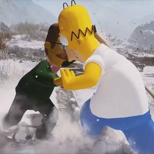 Imagem de God of War ganha mod dos Simpsons que transforma Kratos no Homer