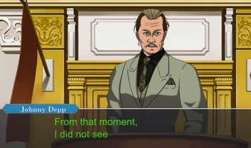 Objection! Disputa de Johnny Depp e Amber Heard é recriada em Ace Attorney