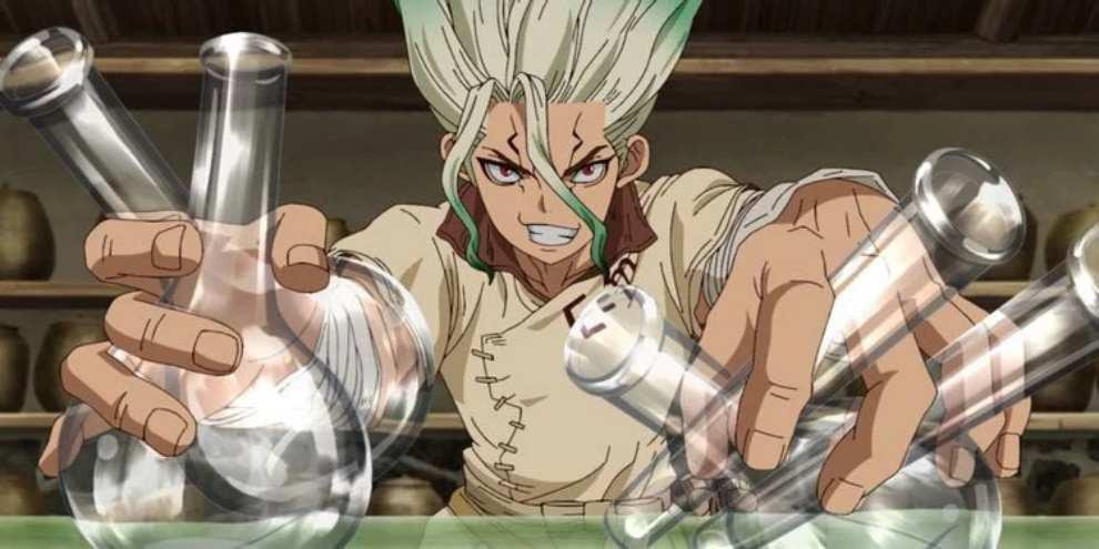 Dr. Stone ganha spin-off com Senku viajando no tempo - CMAIS