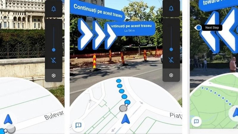 O Live Views traz recursos de realidade aumentada para o Google Maps