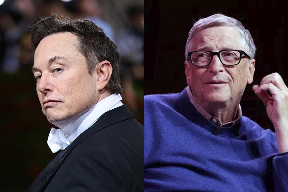 Musk e Gates já possuem um histórico de desavenças (Fonte: Getty Images/Reprodução)