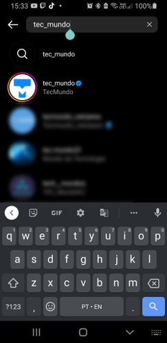 Uma simples busca na rede social pode ajudar a identificar se você foi bloqueado
