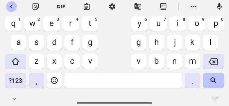 O teclado será dividido em duas colunas
