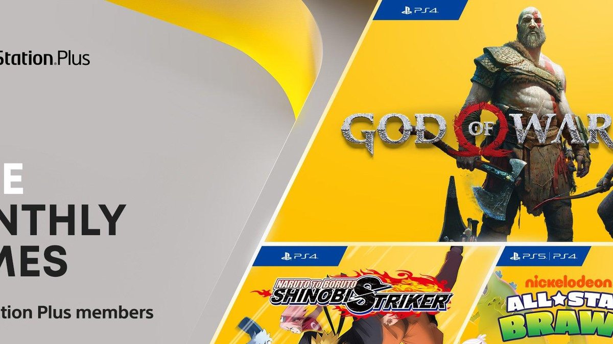 Jogos mensais PlayStation Plus de junho: God of War (2018), Naruto to  Boruto: Shinobi Striker, Nickelodeon All-Star Brawl – PlayStation.Blog BR
