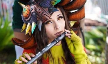 Cosplayer cria versão feminina do Skull Kid de Zelda: Majora's Mask