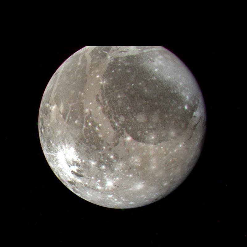 Ganimedes é a maior lua do Sistema Solar