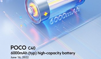 Poco C40 com bateria de 6.000 mAh será lançado em junho