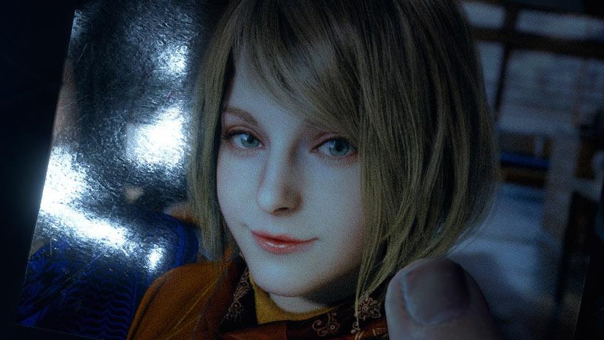 Modelo de rosto de Ashley, Ella Freya mostra sua reação ao ver a si própria  em Resident Evil 4 - GameHall