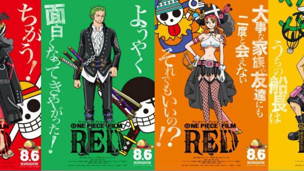 One Piece: Red - filme ganha trailer e pôster de divulgação; confira!