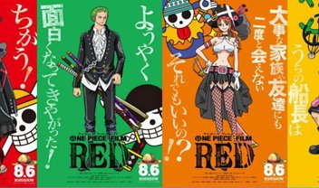 One Piece: Red - filme ganha trailer e pôster de divulgação; confira!