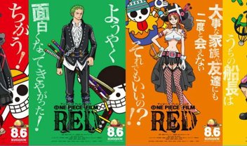 Feriado traz a pré-estreia de One Piece Film: Red nas telas