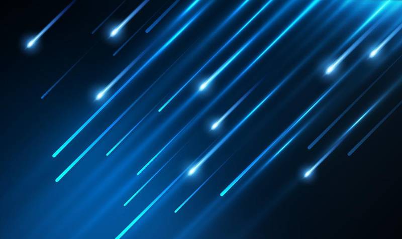 Meteoroides se tornam meteoros ao ingressar na atmosfera da Terra. (Fonte: Shutterstock/Reprodução.)