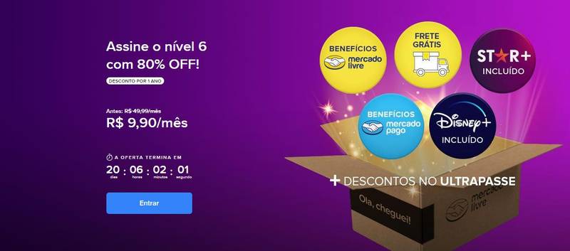 A Assinatura do Mercado Livre nível 6 está em super promoção até o final de junho.