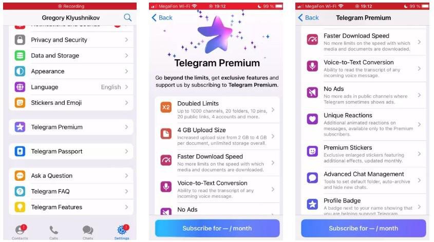 Telegram Premium é lançado com preço de R$ 24,90 e promete recursos  exclusivos; saiba o que muda, Tecnologia