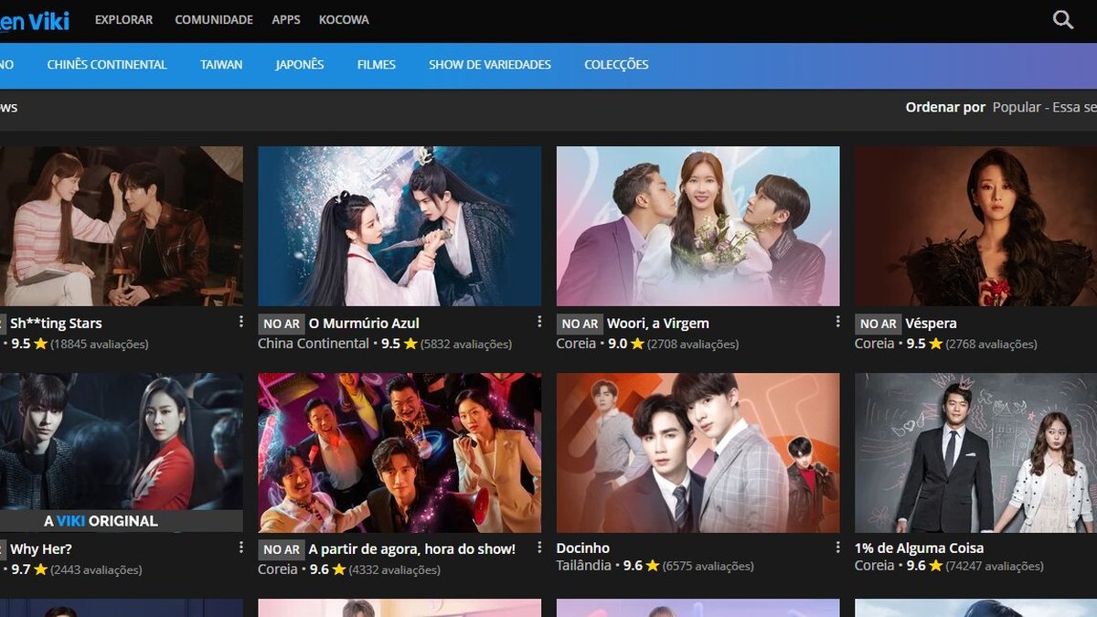 DORAMAS NETFLIX, VIKI E KOCOWA FAVORITOS DOS BRASILEIROS 