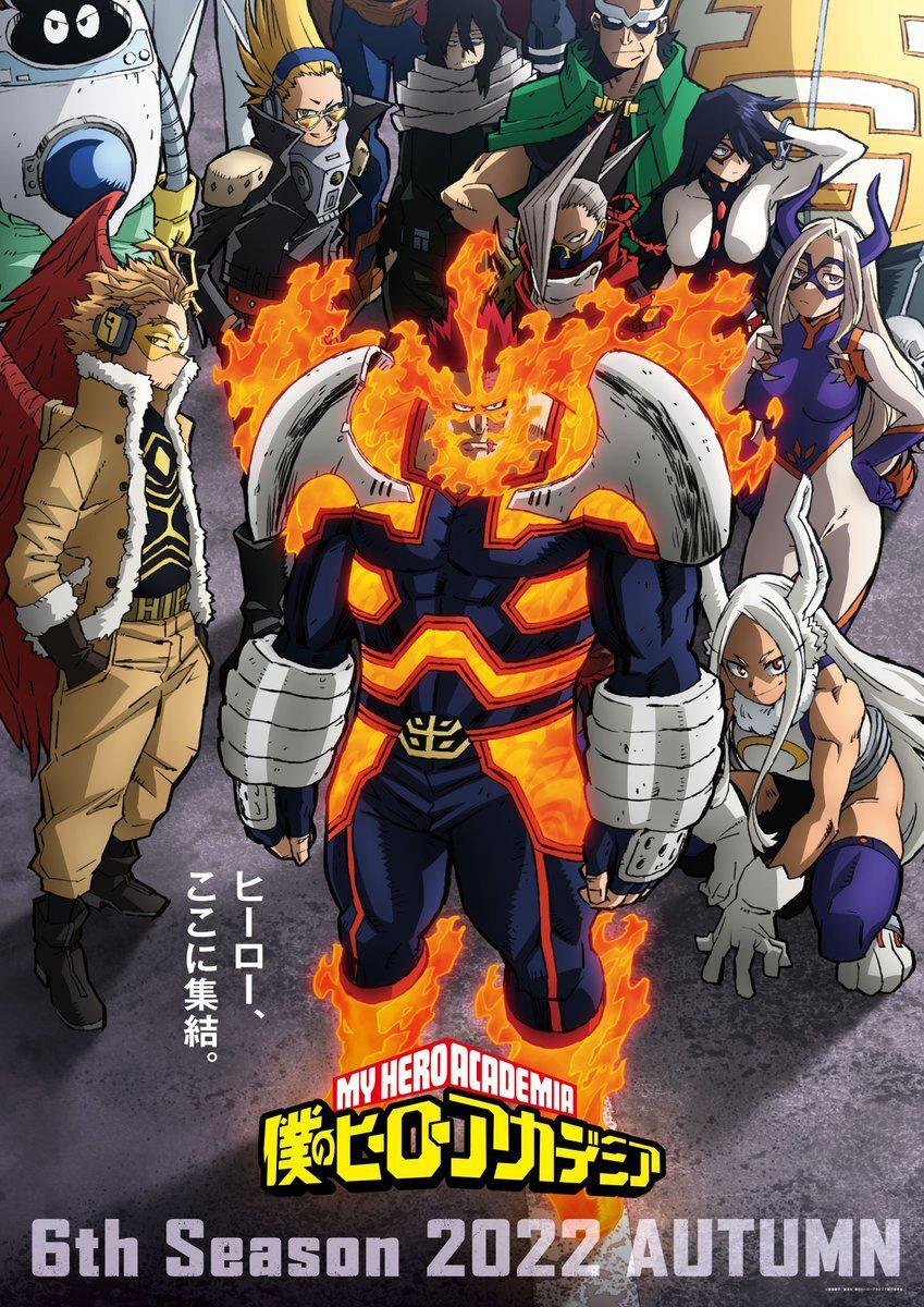 Dvd My Hero Academia 6ª Temporada Completa E Dublada