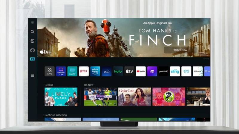 Interface do sistema operacional Tizen, exclusivo da Samsung. (Fonte: Samsung / Reprodução)