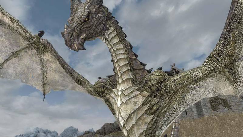 Dragões de Skyrim ficam muito mais detalhados com novo mod capaz de exibir texturas em 16k