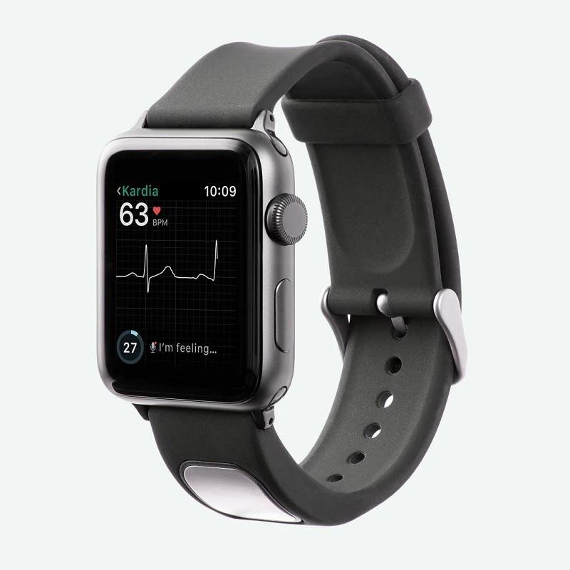 KardiaBand foi o primeiro acessório ECG para o Apple Watch aprovado pela FDA.
