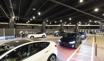 Primeira estação de túnel feito por Elon Musk é apresentada em Las Vegas