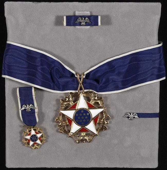 A Medalha Presidencial da Liberdade é entregue desde 1963.