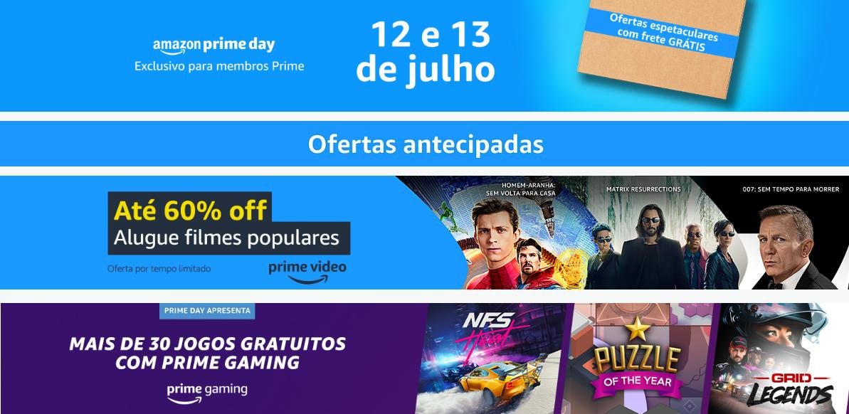 O Amazon Prime Day 2022 marca a terceira edição do evento no Brasil. 