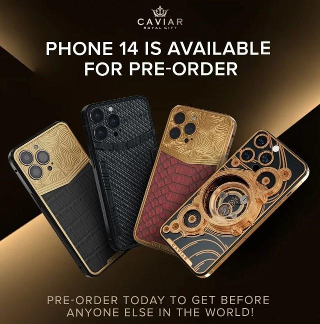 Os modelos customizados do iPhone 14 Pro e 14 Pro Max já estão em pré-venda.