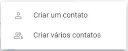 O Google traz a opção de adicionar um ou mais contatos de uma só vez