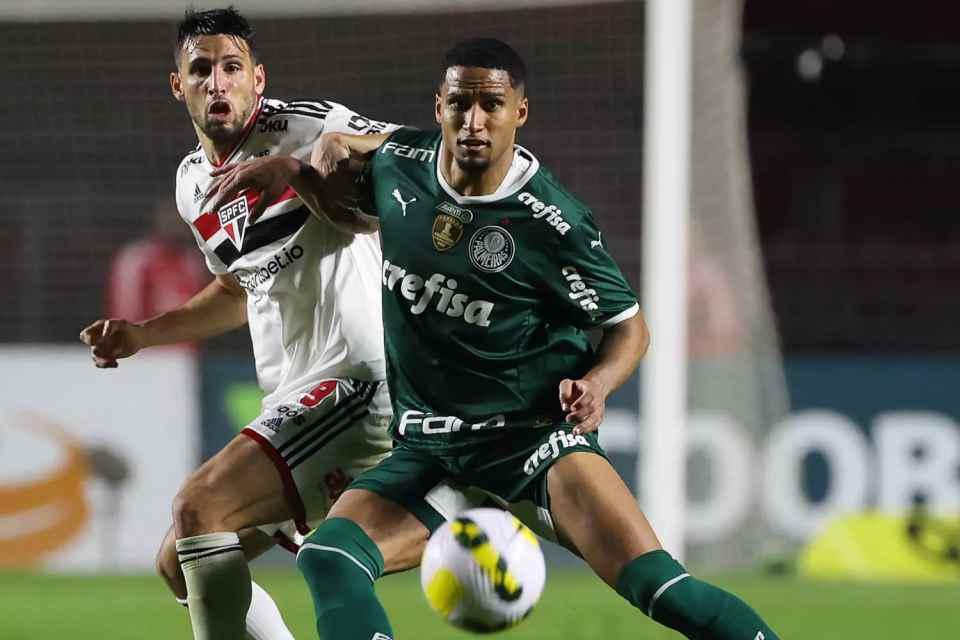 Jogo entre Palmeiras x São Paulo. Copa do Brasil 2022. Fonte: .