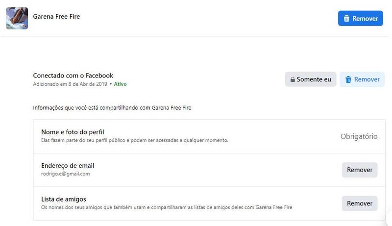 É possível interromper a conexão entre sua conta do Facebook com apps e sites e até mesmo tirar o acesso a somente algumas informações específicas da sua conta