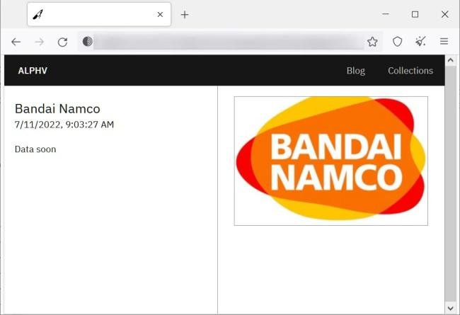 O site da Bandai Namco é listado na página de vazamentos do grupo AlphV.