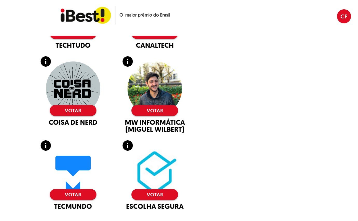 Tecmundo - Prêmio iBest