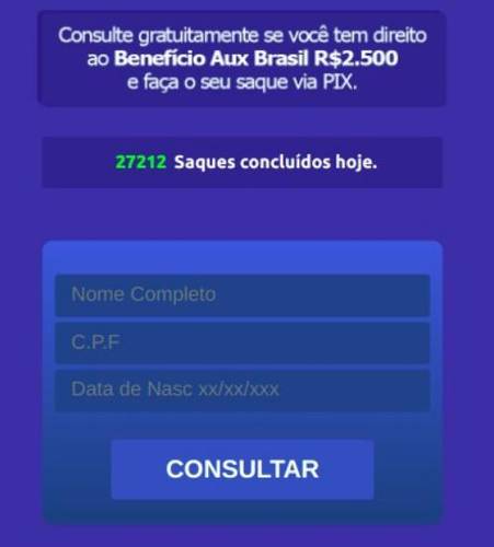 Dados das vítimas podem ser roubados na ação.