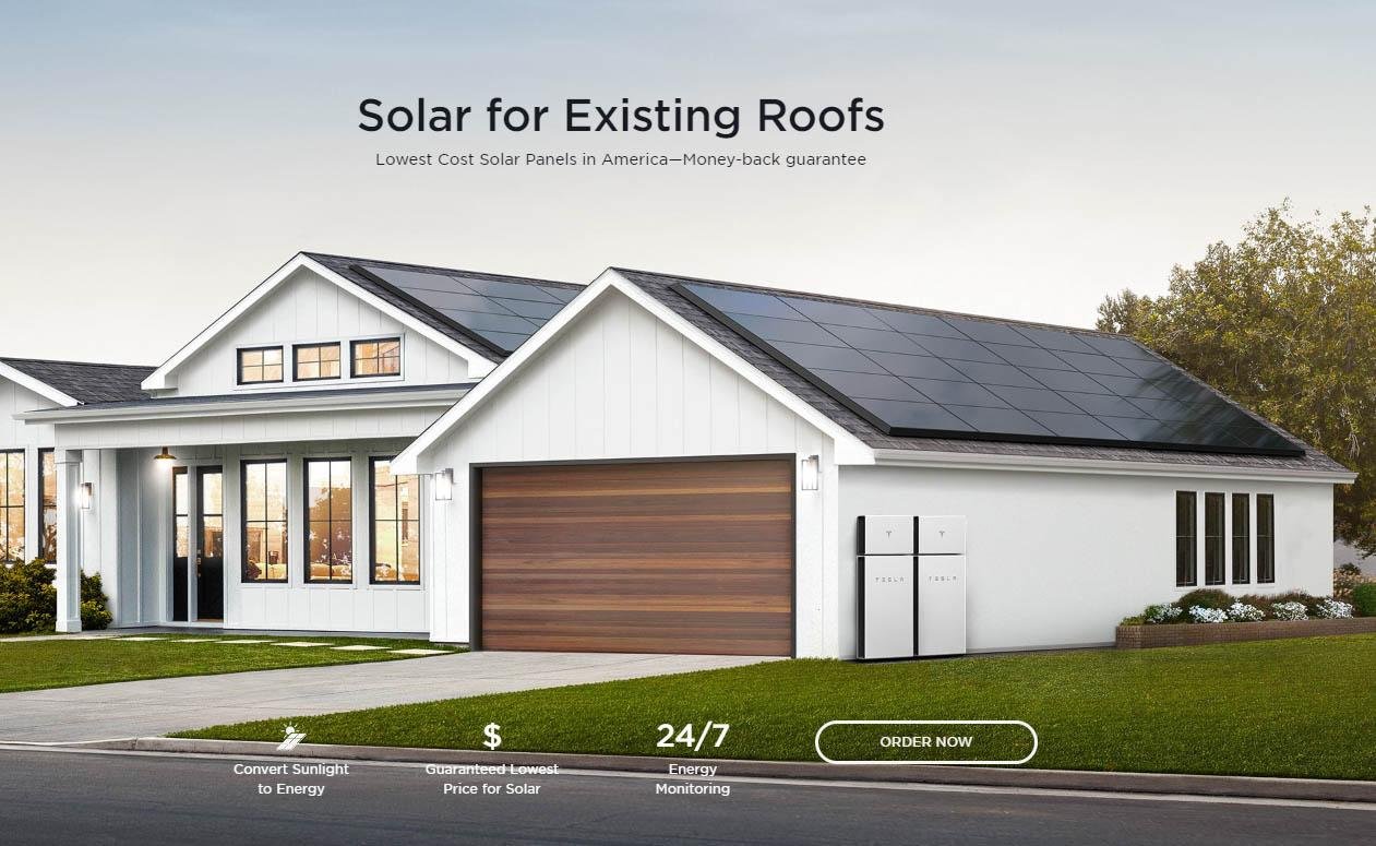É válido lembrar que os telhados solares da Tesla estão relacionados às telhas. A empresa continua vendendo uma boa quantidade de painéis solares, que são produtos diferentes. (Tesla)