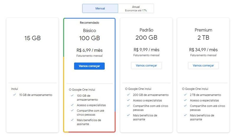 (Google One/Reprodução)