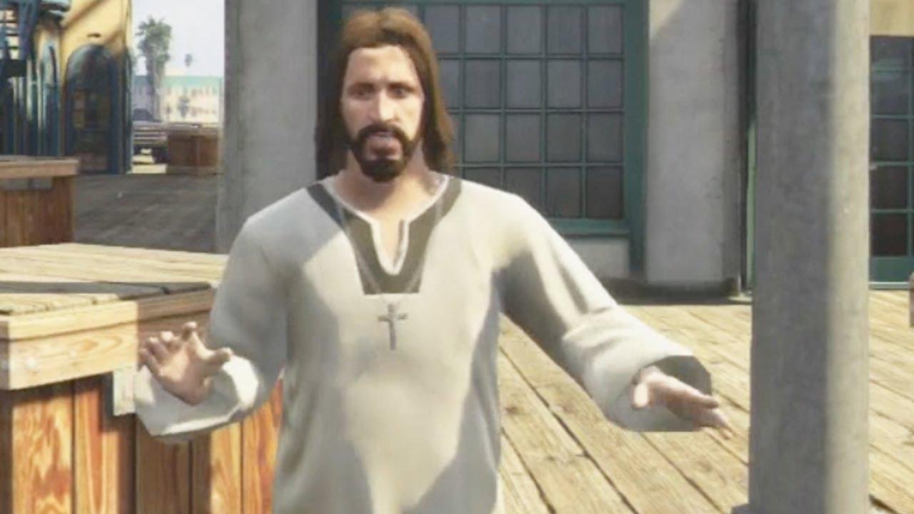 Até mesmo Jesus Cristo dá as caras em GTA 5 (Fonte: Rockstar Games/Reprodução)